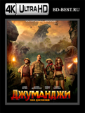 Джуманджи:Зов джунглей 4K (Blu-ray,блю-рей)